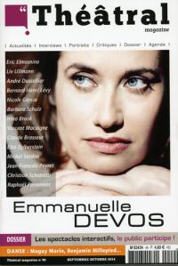 Acheter le livre : Théâtral Magazine nº 49 - Emmanuelle Devos librairie du spectacle